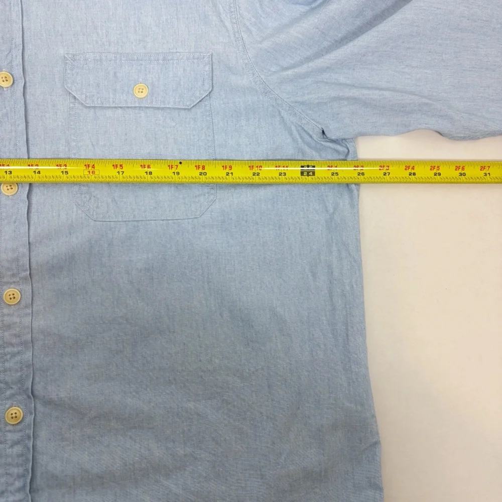 Banana Republic Herritage Chambray Shirt Size XL
